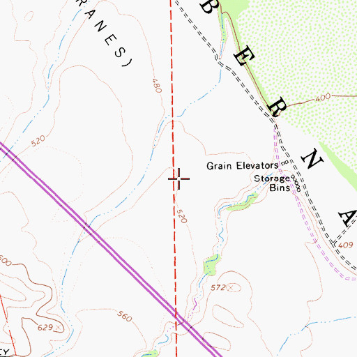 Topographic Map of Paris Valley, CA