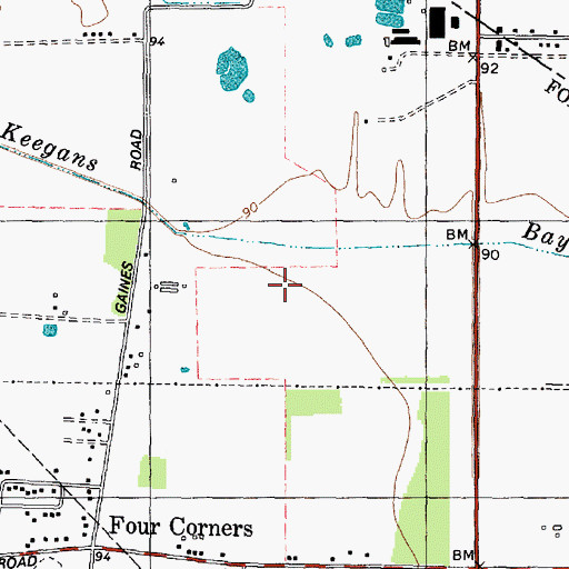 Topographic Map of Arizona Fleming Elementary School, TX