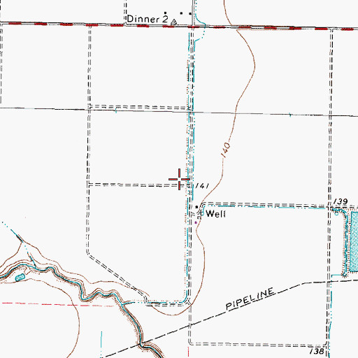 Topographic Map of Walker Elementary School, TX