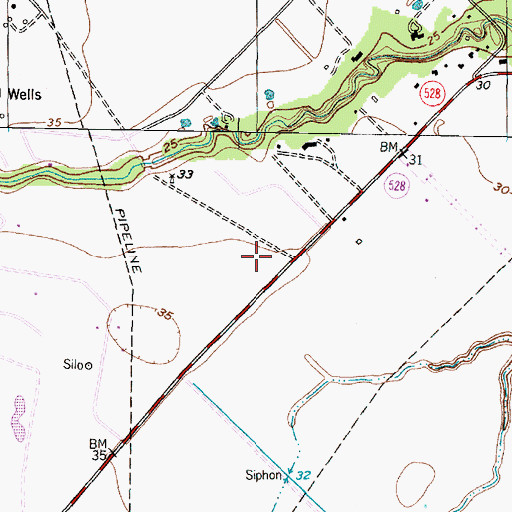 Topographic Map of Windsong Elementary School, TX