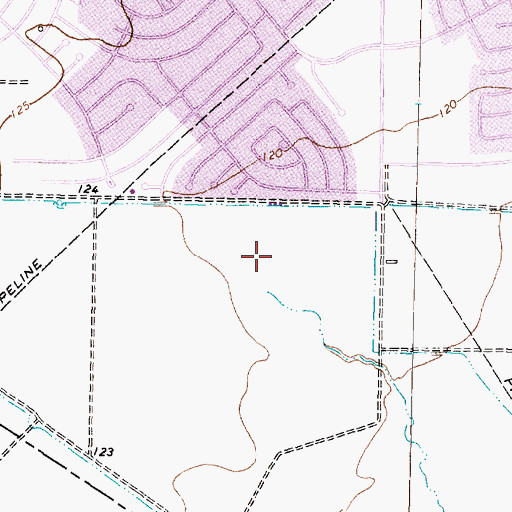 Topographic Map of Creekstone Elementary School, TX