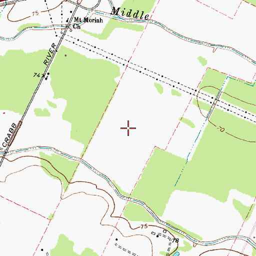 Topographic Map of Dickinson Elementary School, TX