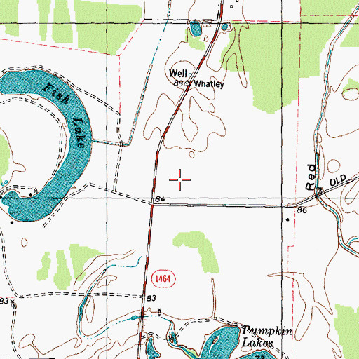 Topographic Map of Garcia Middle School, TX