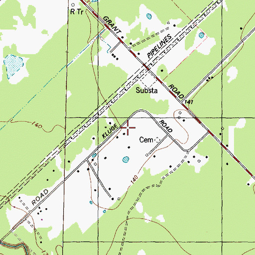 Topographic Map of Hamilton Intermediate High School, TX