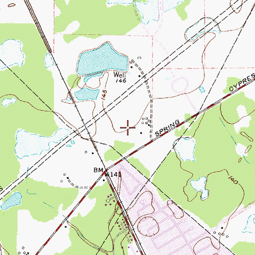 Topographic Map of Hassler Elementary School, TX