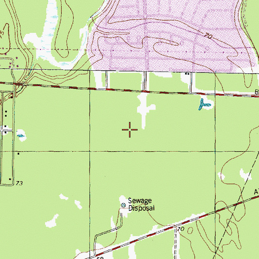 Topographic Map of Quest High School, TX