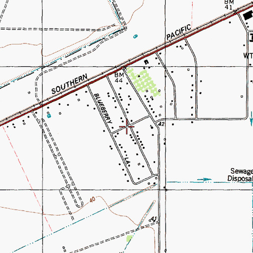 Topographic Map of Sheldon Park, TX