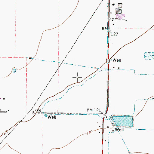 Topographic Map of Silvermill, TX