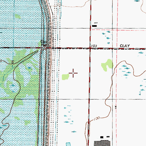 Topographic Map of Spring Meadows, TX