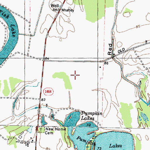 Topographic Map of Stratford Park, TX