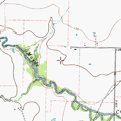 Topographic Map of Sundown Glen, TX
