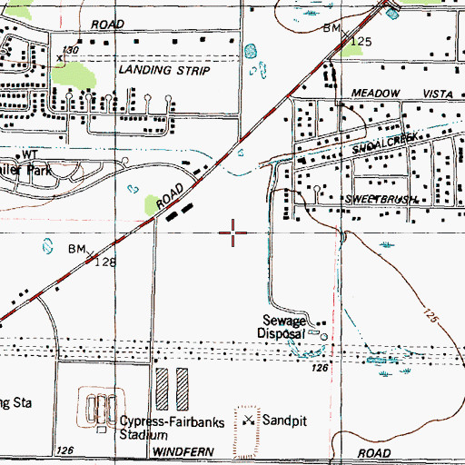 Topographic Map of Turtle Lake, TX