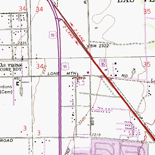 Topographic Map of Northwest Track Break Center, NV