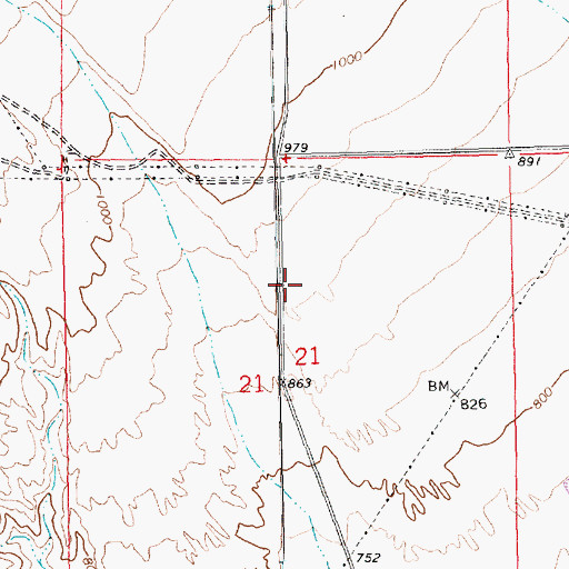 Topographic Map of Spirit Mountain Activity Center, NV