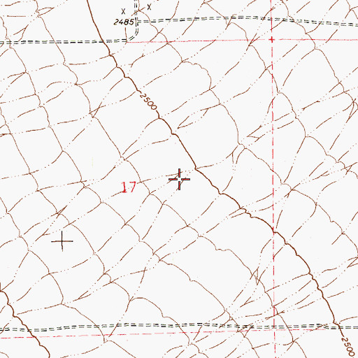 Topographic Map of Sun Shadows Community Center, NV