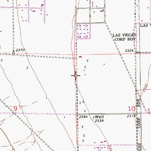 Topographic Map of Top Kids Learning Enrichment Center, NV