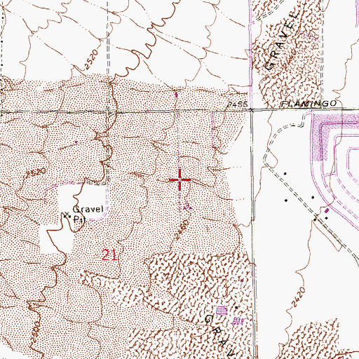 Topographic Map of Faith Baptist Church, NV