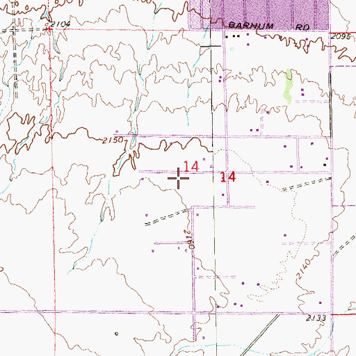 Topographic Map of Green Valley Presbyterian Church, NV