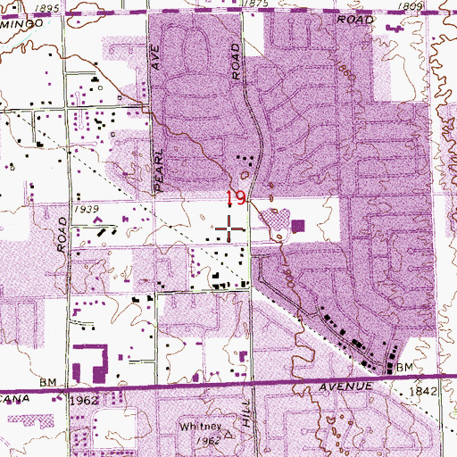 Topographic Map of House of Israel Christian Fellowship Church, NV