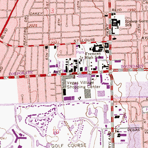 Topographic Map of Iglesia ni Cristo, NV