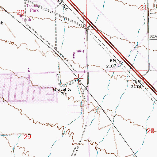 Topographic Map of Kingdom Hall of Jehovahs Witnesses, NV