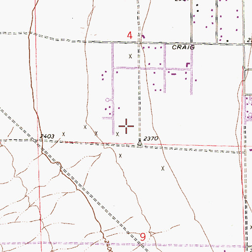 Topographic Map of Kingdom Hall of Jehovahs Witnesses, NV
