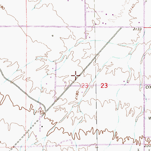 Topographic Map of Clark County Fire Department Station 38, NV