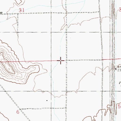 Topographic Map of Clark County Fire Department Station 65, NV