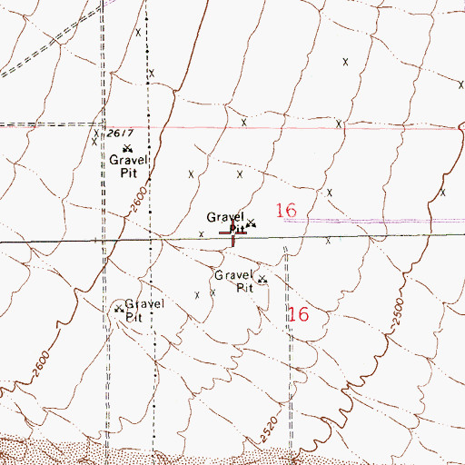 Topographic Map of Desert Breeze Community Center, NV