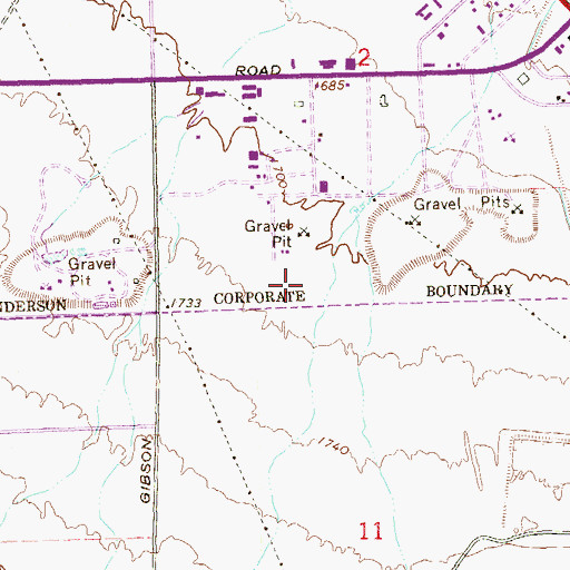 Topographic Map of Henderson Fire Department Station 82, NV
