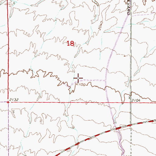 Topographic Map of Henderson Fire Department Station 95, NV