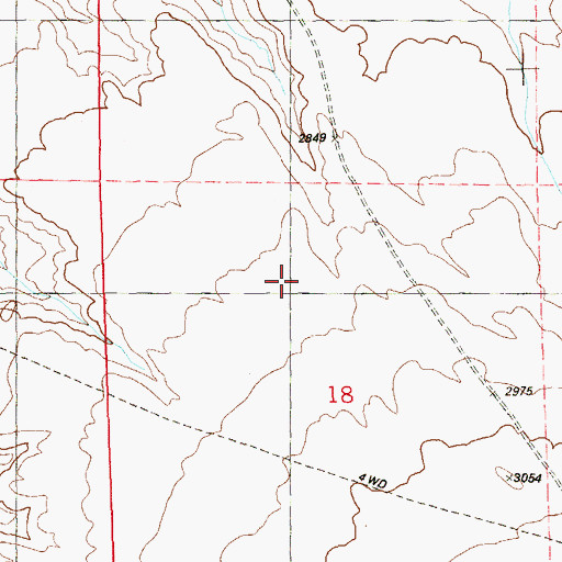 Topographic Map of Henderson Fire Department Station 99, NV