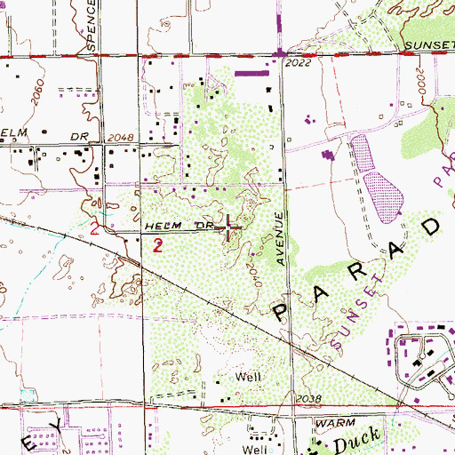 Topographic Map of Saint Gabriel Byzantine Catholic Church, NV