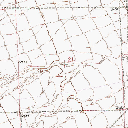 Topographic Map of Summerlin Evangelical Lutheran Church, NV