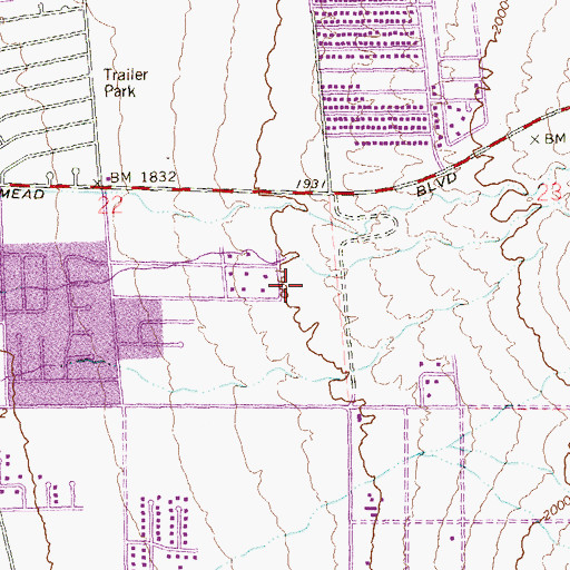 Topographic Map of The Church of Jesus Christ of Latter Day Saints, NV