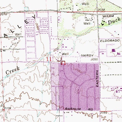 Topographic Map of The Church of Jesus Christ of Latter Day Saints, NV