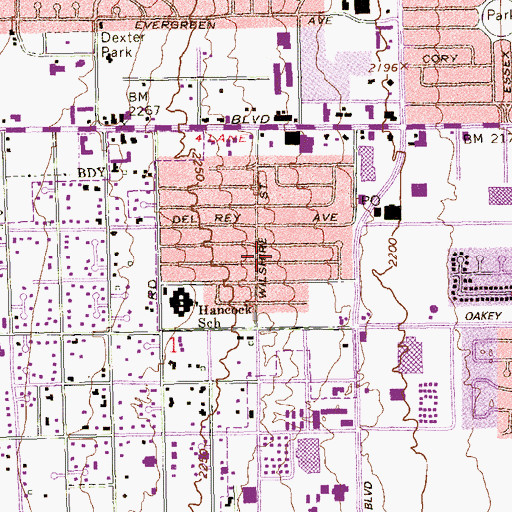 Topographic Map of United Pentecostal Gospel Lighthouse Church, NV