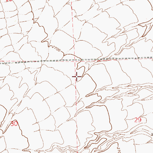 Topographic Map of Tournament Players Club at Summerlin Golf Course, NV