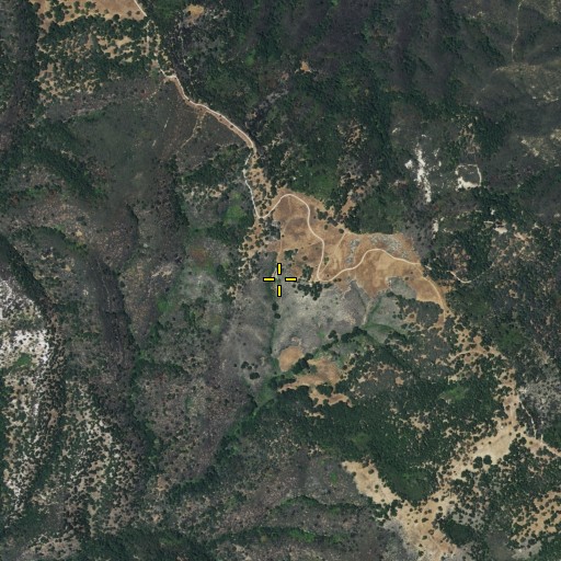 Aerial/Satellite Image of Peach Tree Spring, CA