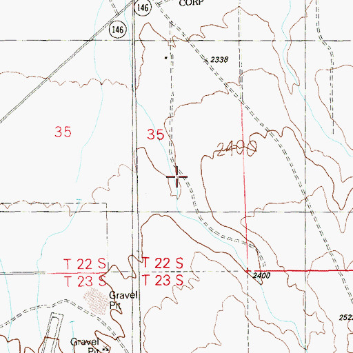 Topographic Map of Allegro Park, NV