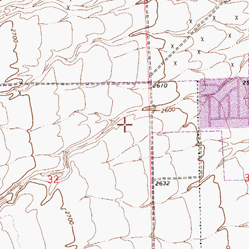 Topographic Map of Angel Park, NV