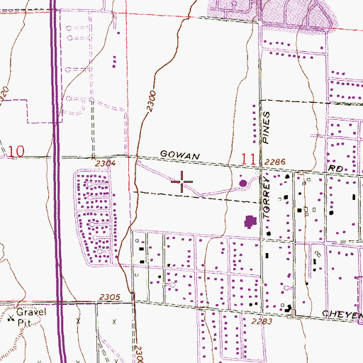 Topographic Map of Childrens Memorial Park, NV