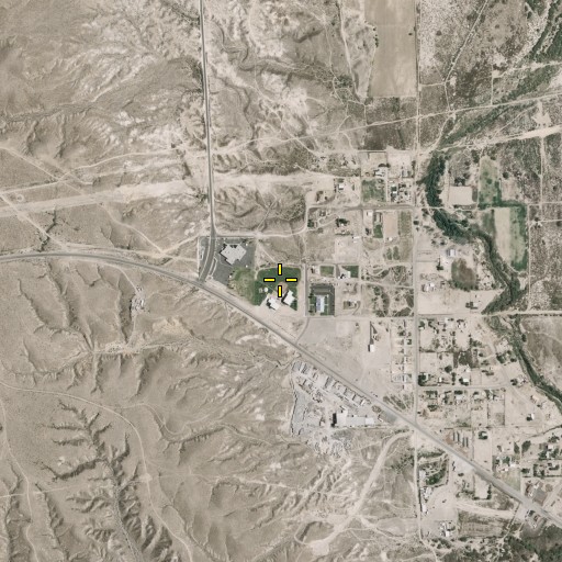 Aerial/Satellite Image of Moapa Recreation Center Park, NV