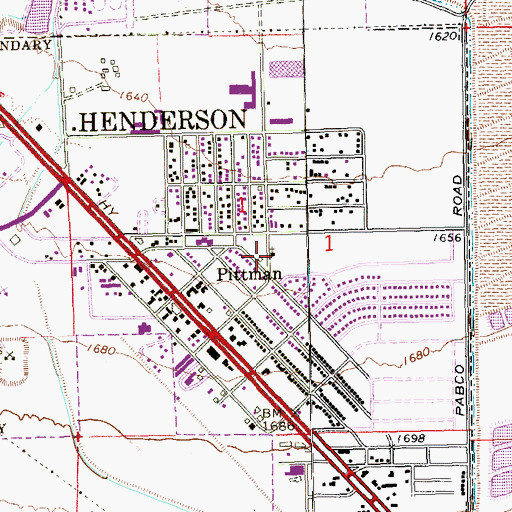 Topographic Map of Wells Pool, NV