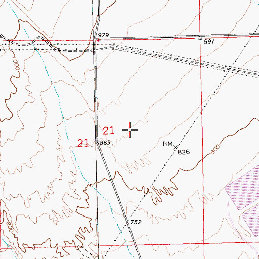 Topographic Map of William Bennett Park, NV