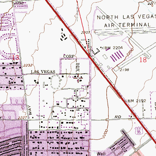 Topographic Map of Topaz Post Office, NV