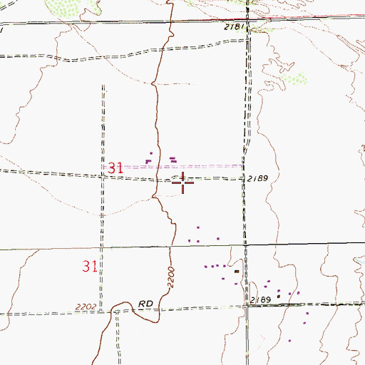 Topographic Map of Goynes Park, NV