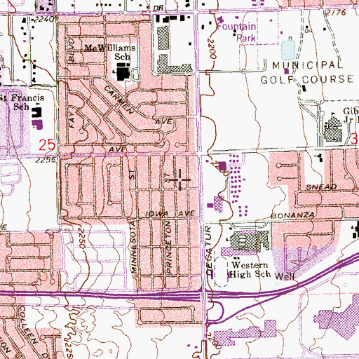 Topographic Map of Jurani Clinic, NV
