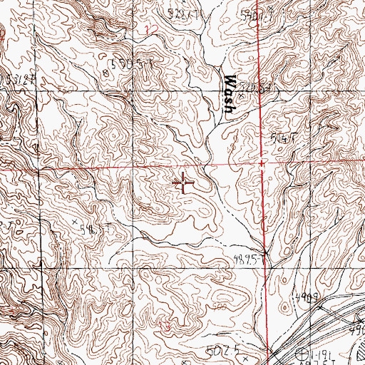 Topographic Map of Mesa View Regional Hospital, NV