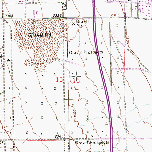 Topographic Map of Tenaya Surgical Center, NV